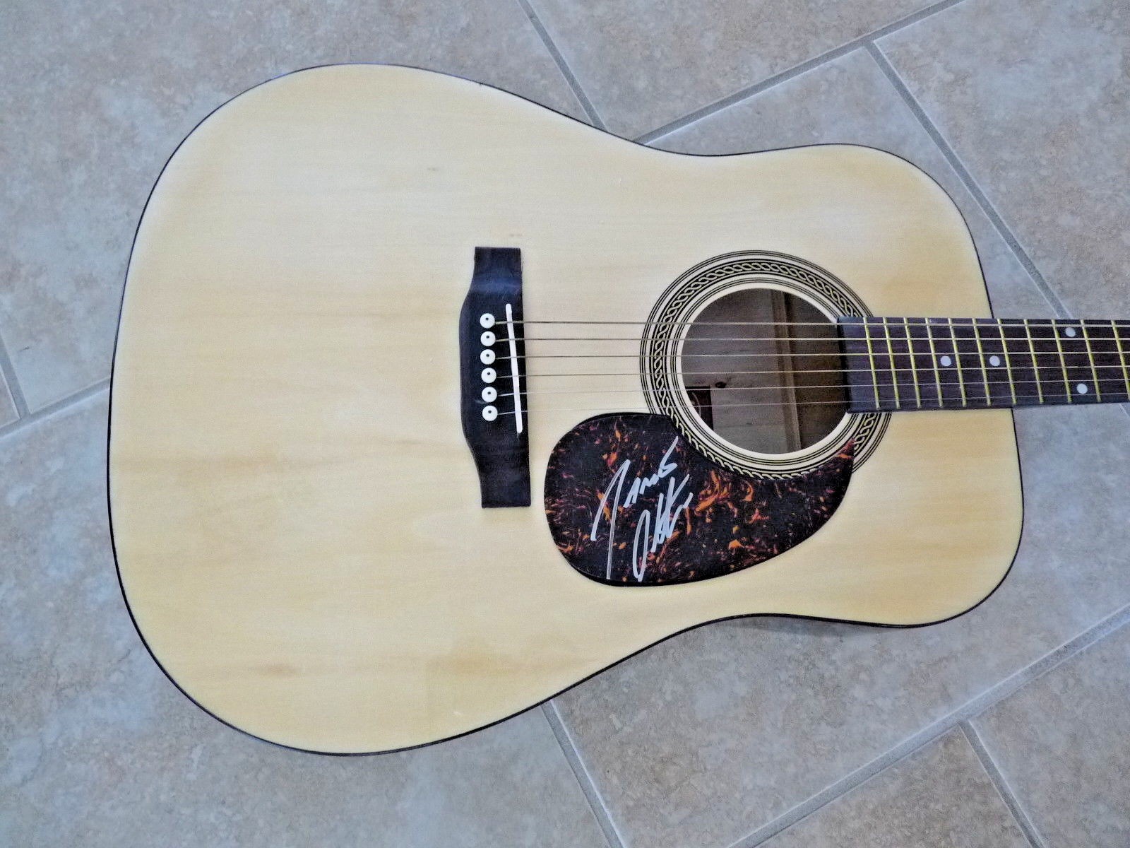 James Otto Signed Autographed Acoustic Guitar PSA BAS Guaranteed