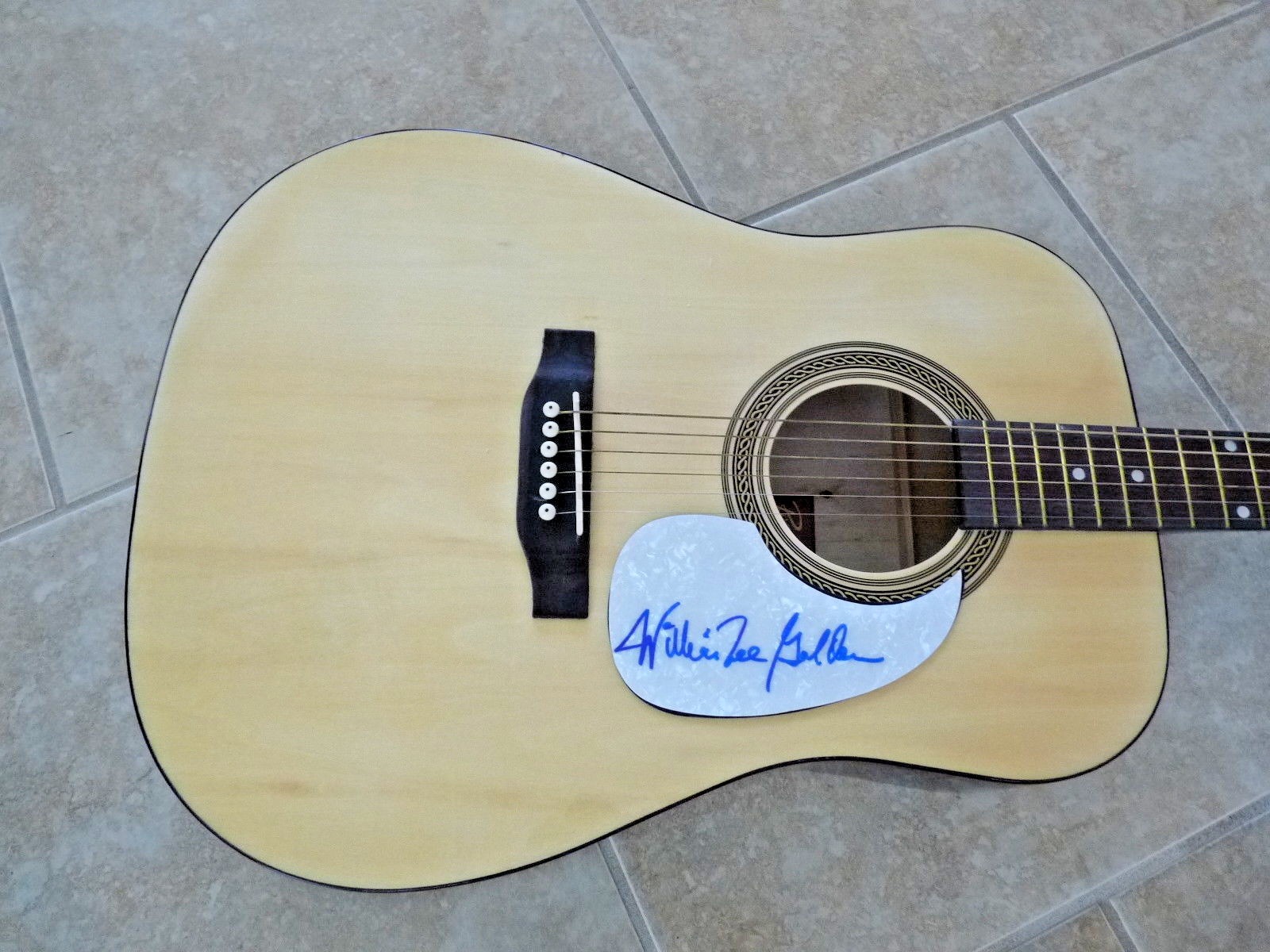 William Lee Golden Oaks Signed Autographed Acoustic Guitar PSA BAS Guaranteed