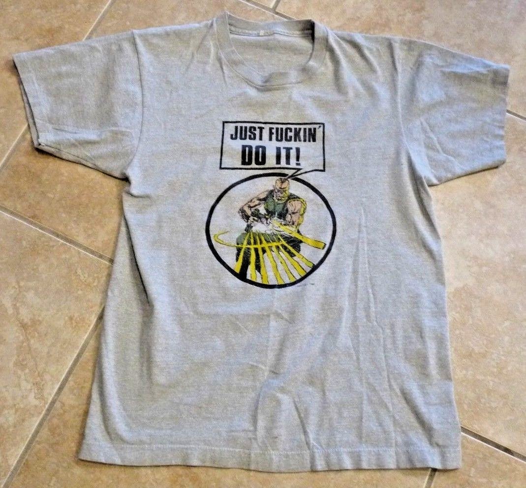 David Lee Roth JUST F***IN DO IT Eat Em & Smile 1986 1987 Tour Shirt RARE RARE