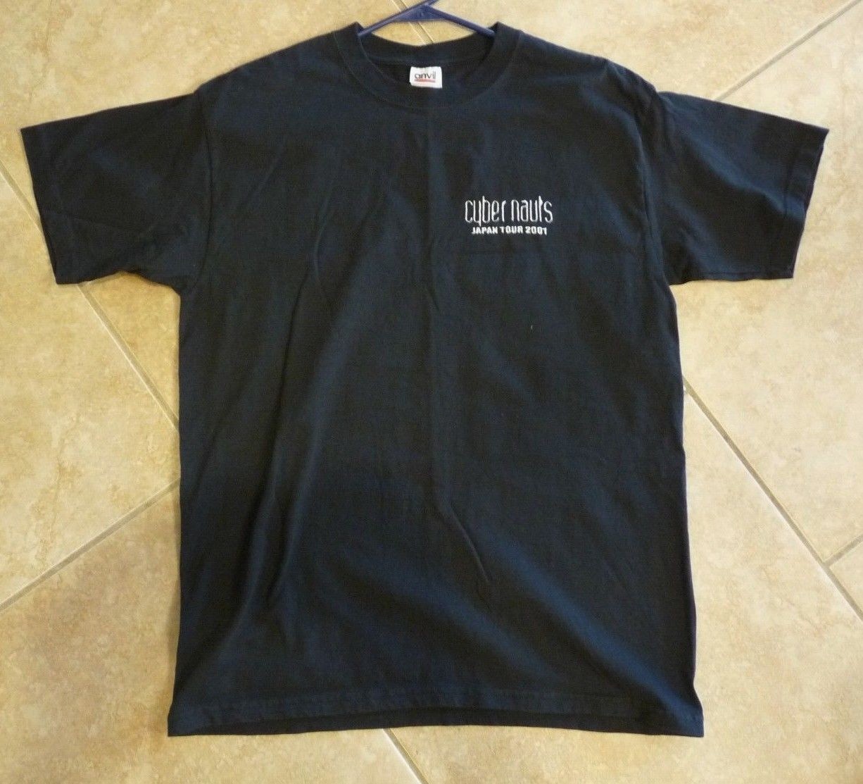 Cybernauts 2001 Def Leppard Japan Crew Only T Shirt Large RARE Joe Elliot Bowie