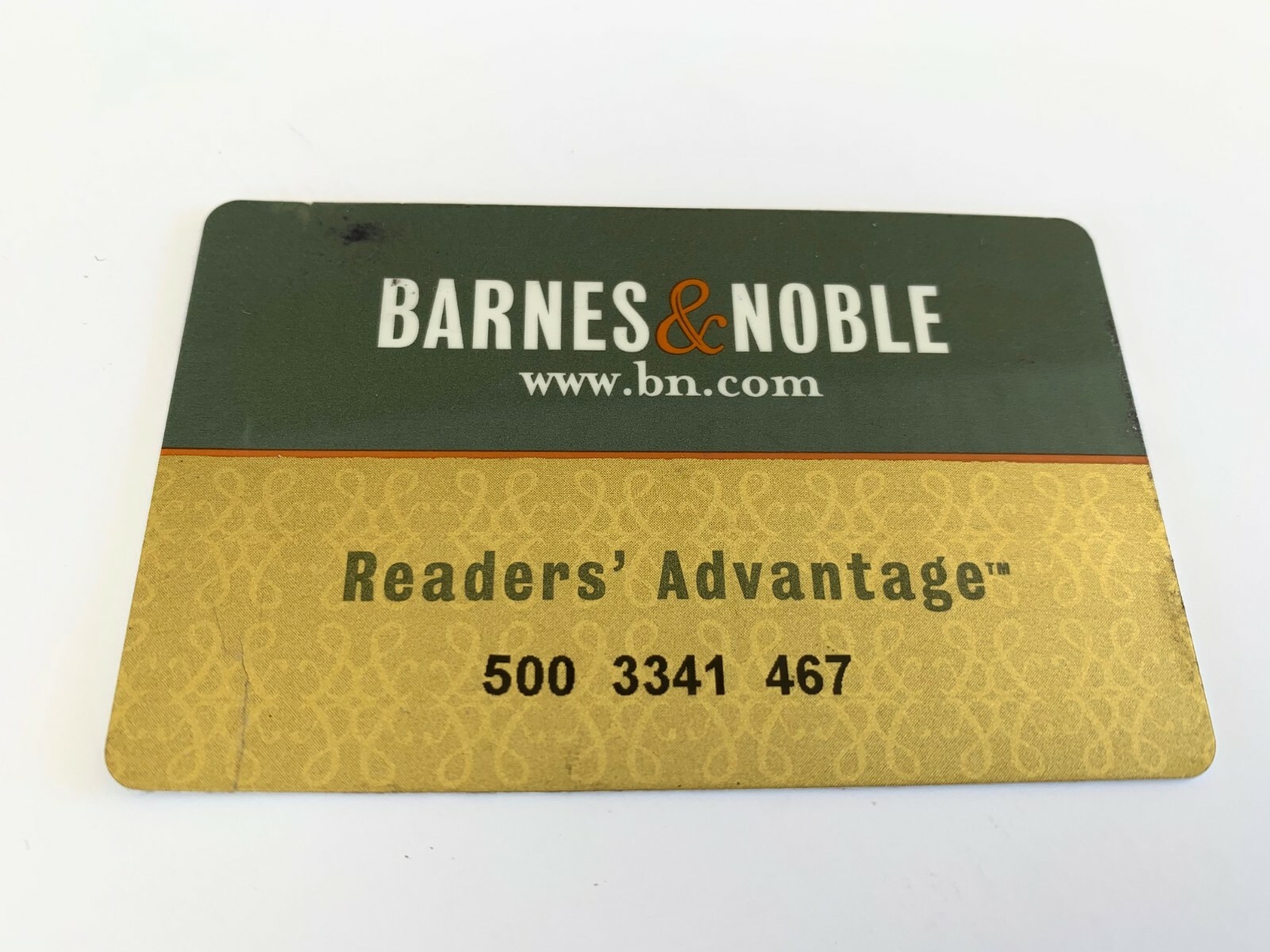 BB Riley B King OWNED Barnes & Noble Card #1 JULIENS Estate