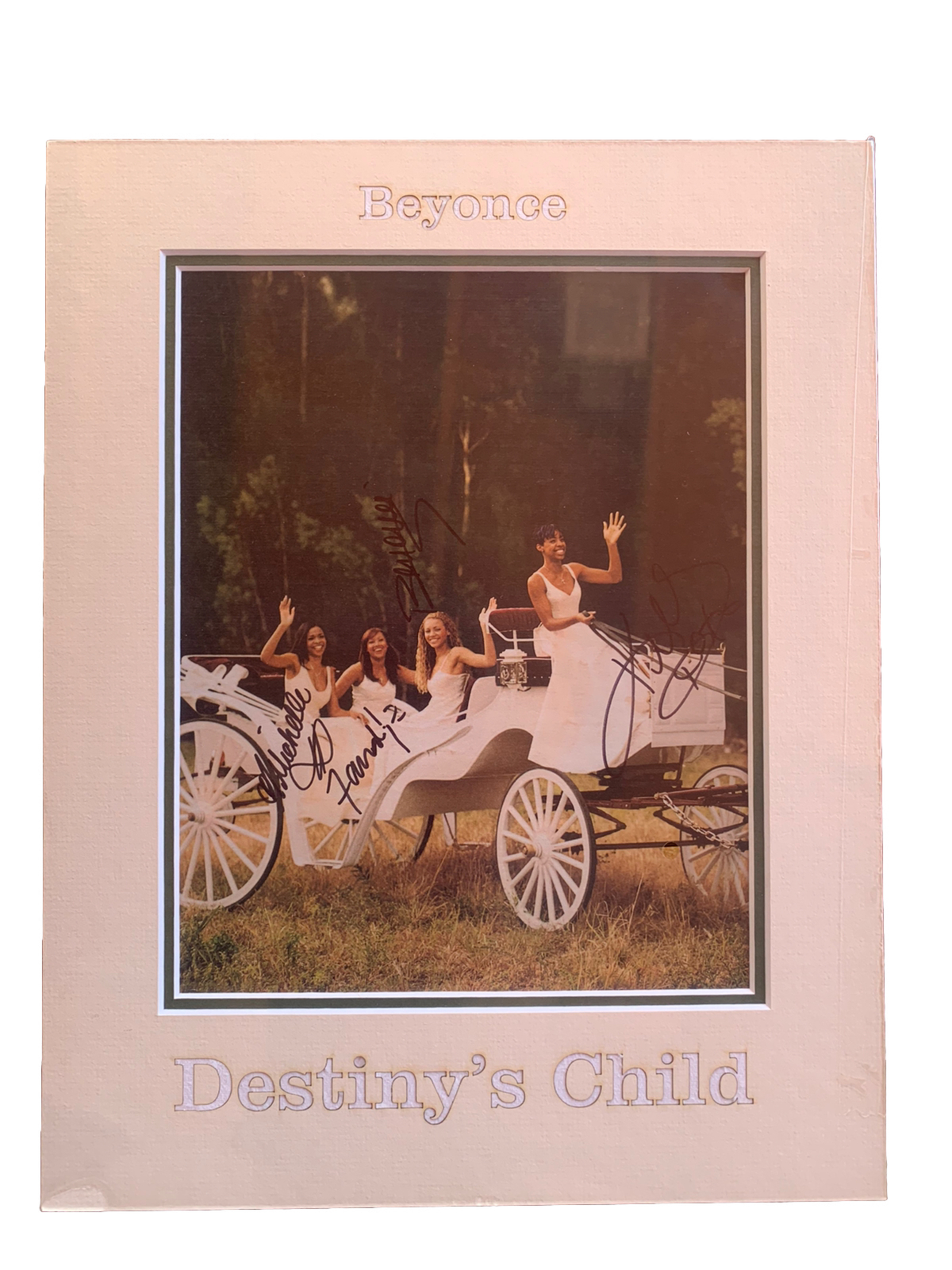 Beyonce & Destiny's Child Signed Autograph 8x10 Magazine Photo Beckett Certified