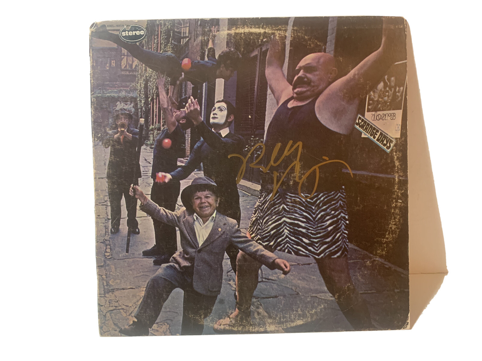 Robby Krieger The Doors Strange Days Signed Autograph LP Album Beckett Certified