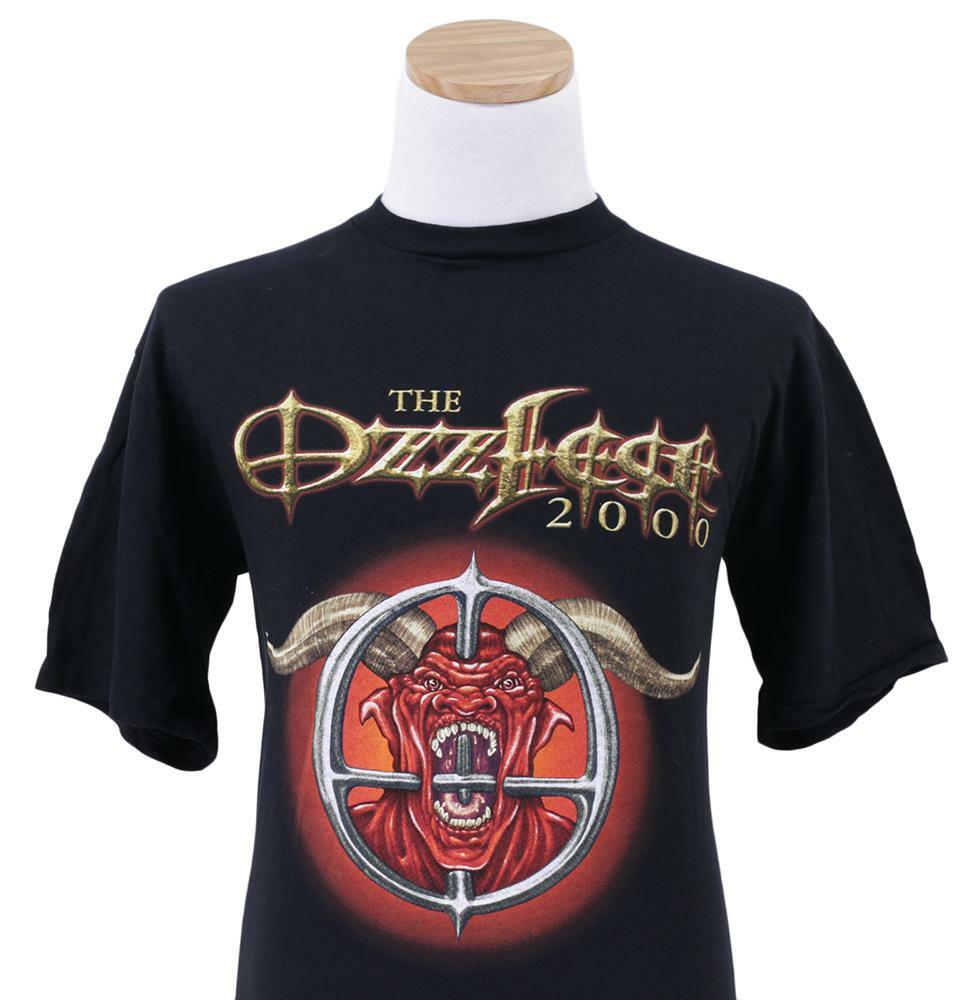 NEW Rare 2000 Ozzy Osbourne Ozzfest Pantera Godsmack Vintage T-Shirt Mens L