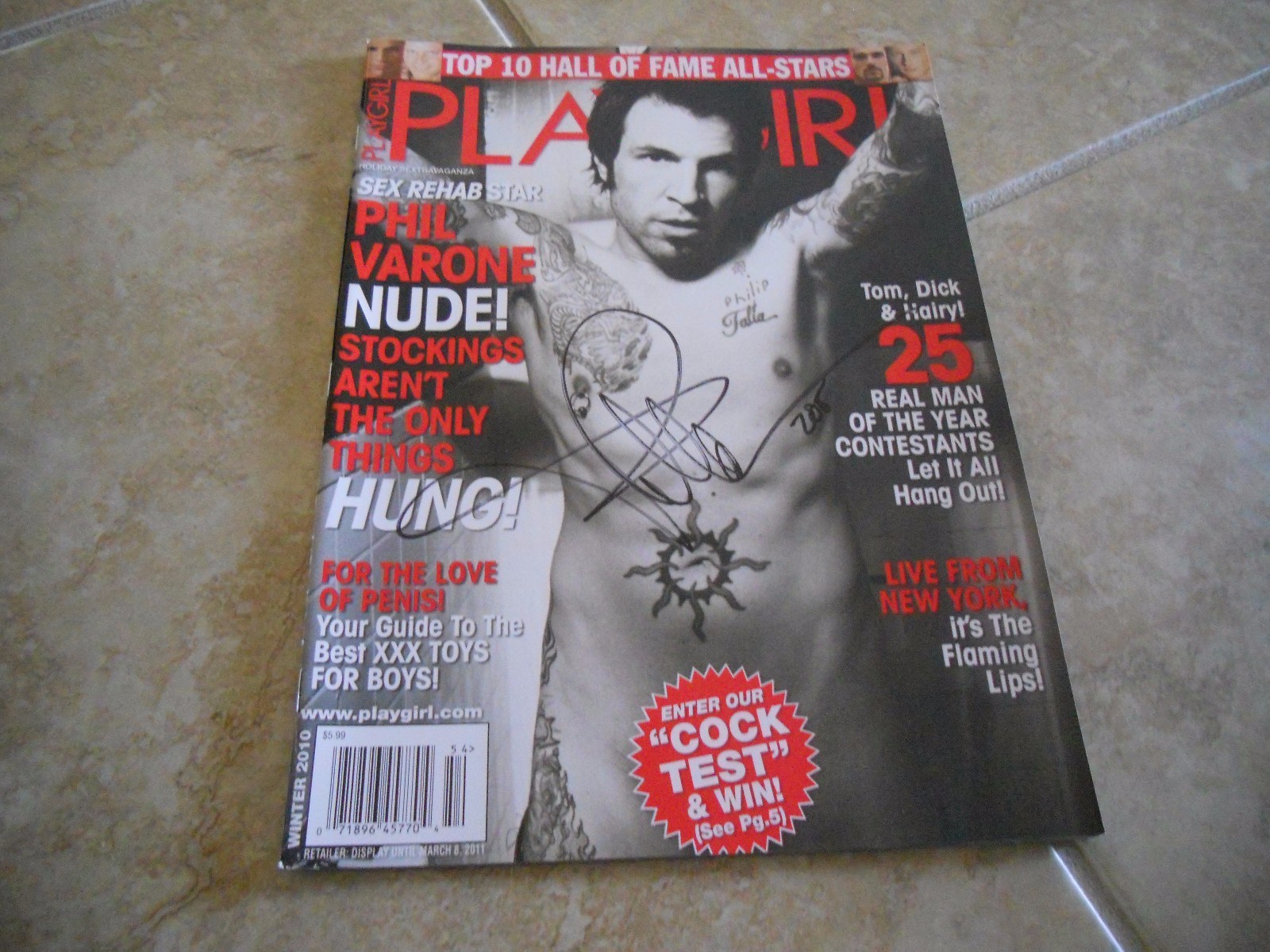 SAIGON KICK PHIL VARONE AUTOGRAPHED SIGNED MAGAZINE