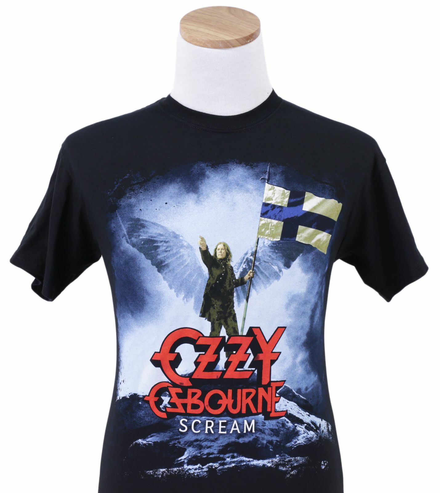 OZZY OSBOURNE 2010 SCREAM TOUR FINLAND VINTAGE T-SHIRT MEN M COLLECTIBLE MEMORABILIA
