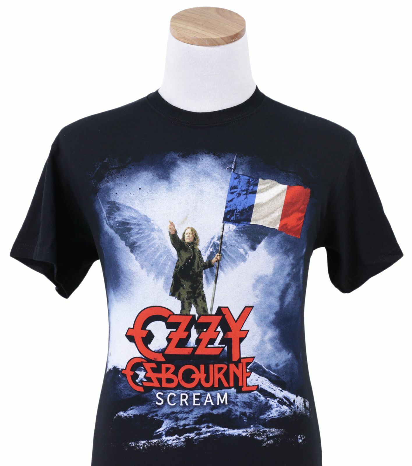Ozzy Osbourne 2010 Scream Tour France Vintage T-Shirt Men M
