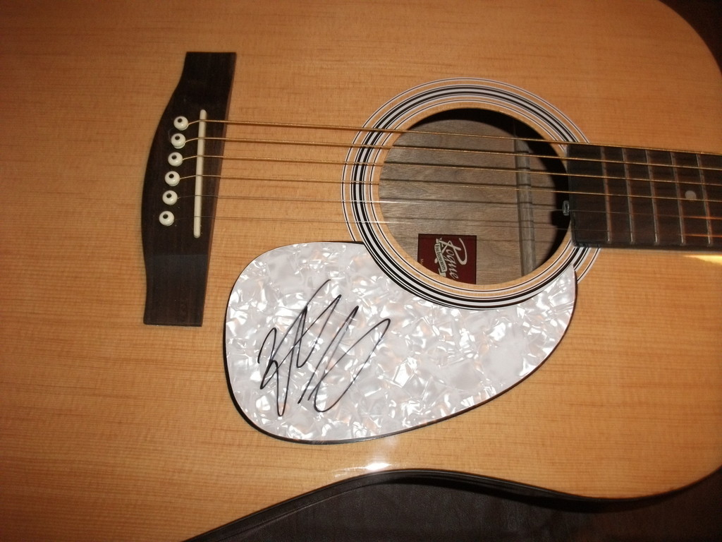 Easton Corbin Sexy IP Signed Autographed Acoustic Guitar PSA Guaranteed
