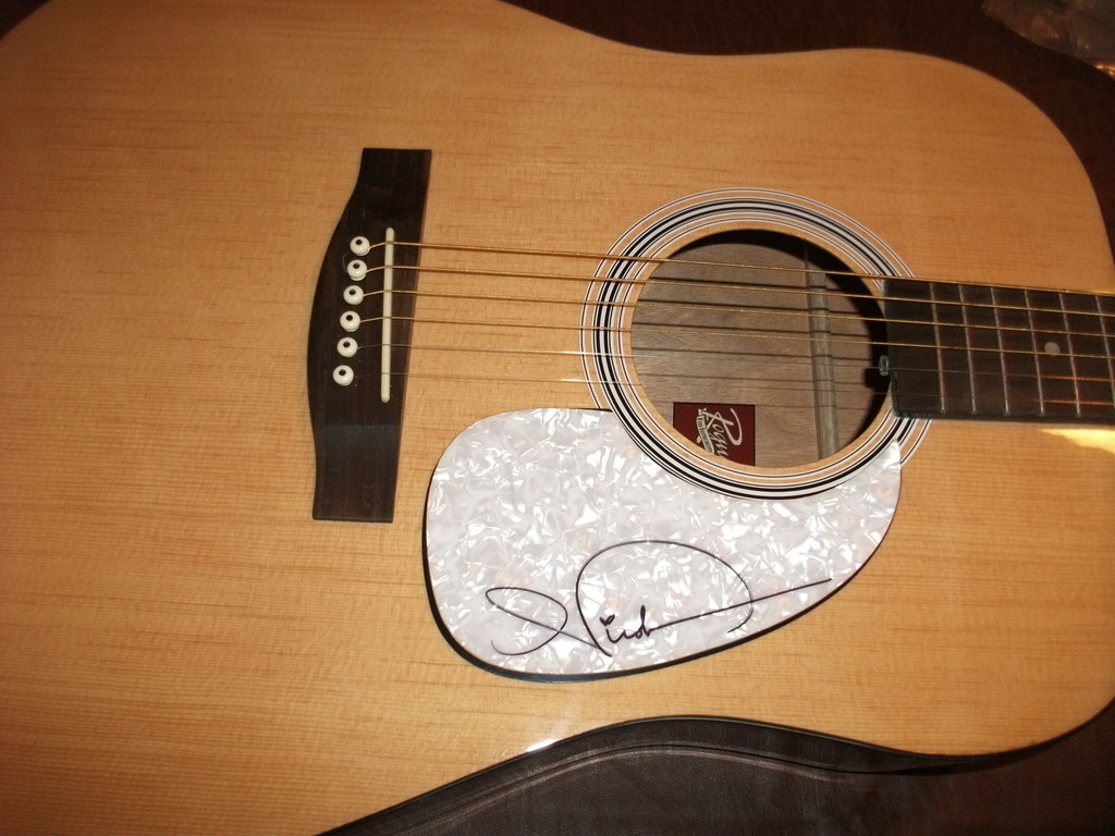 Nicole Scherzinger PUSSYCAT DOLLS Signed Guitar PSA