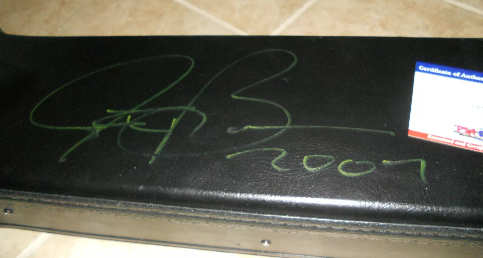 Joe Bonamassa Signed Autographed Epiphone Les Paul Guitar Case PSA Certified