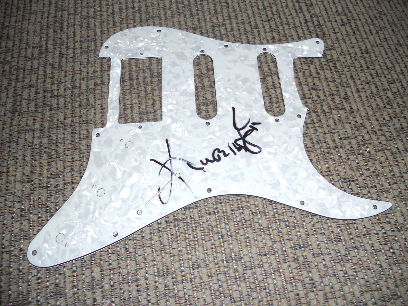 Kimbra Gotye Signed Autographed Guitar Pickguard Pick Guard