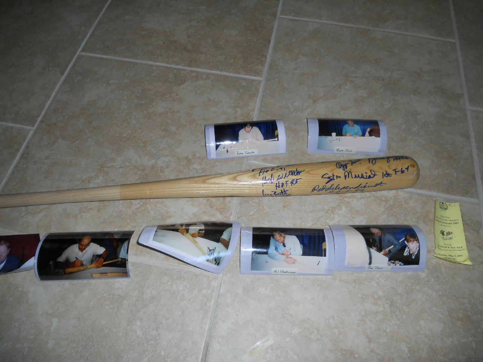 Multi HOF Signed Baseball Ball Bat PSA Certified Kell Spahn Feller Irvin 16 Sigs