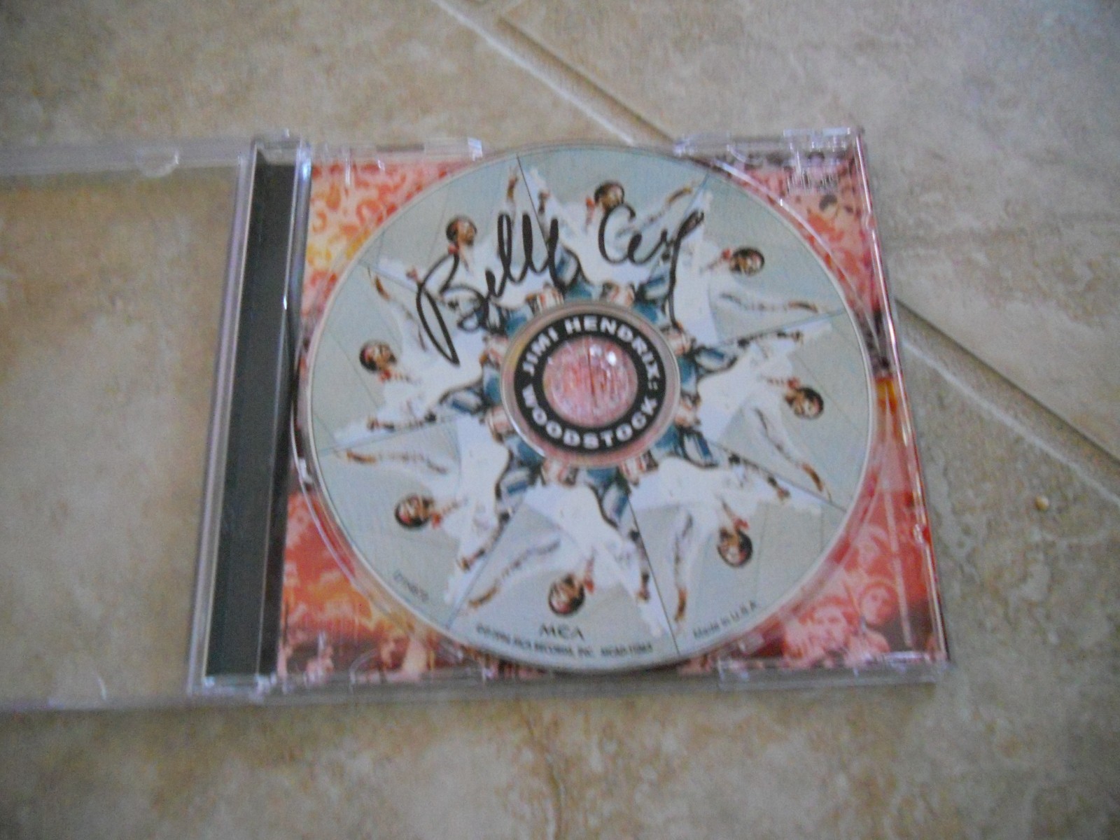 Billy Cox Woodstock Hendrix Experience Autographed Signed CD PSA Guaranteed