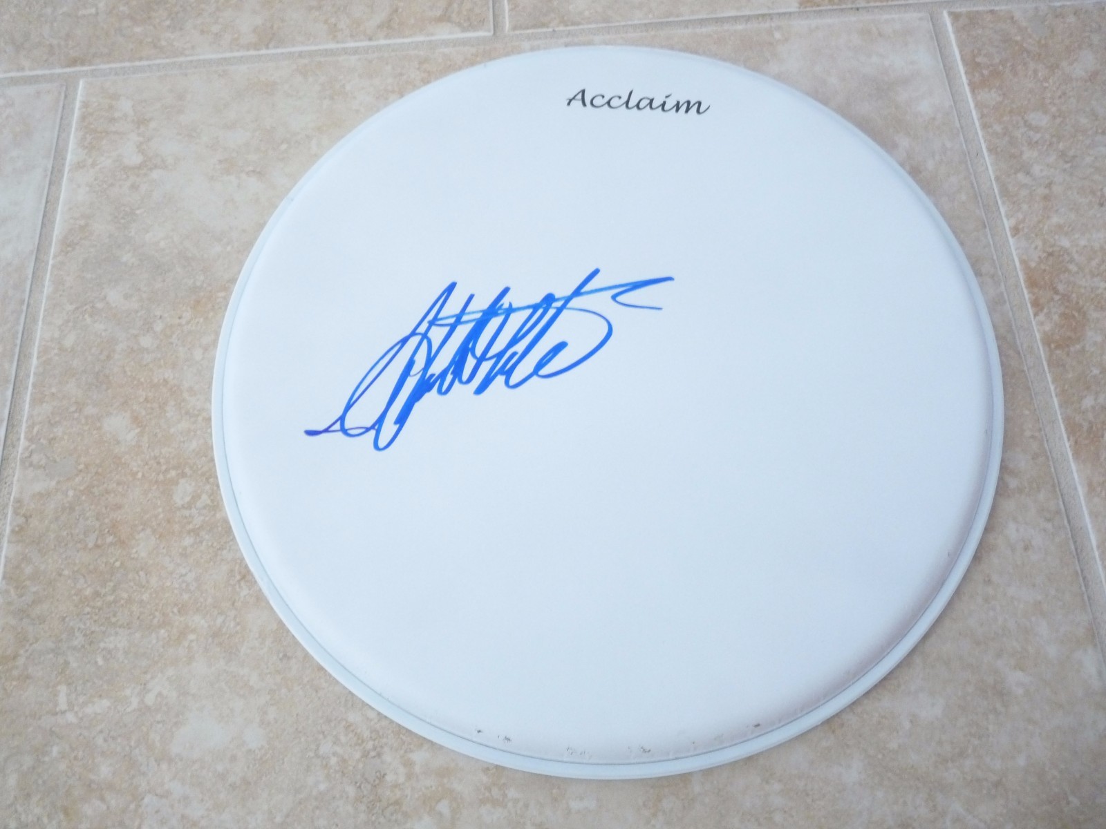 YES ALAN WHITE SIGNED AUTOGRAPHED 13″ DRUMHEAD PSA GUARANTEED COLLECTIBLE MEMORABILIA