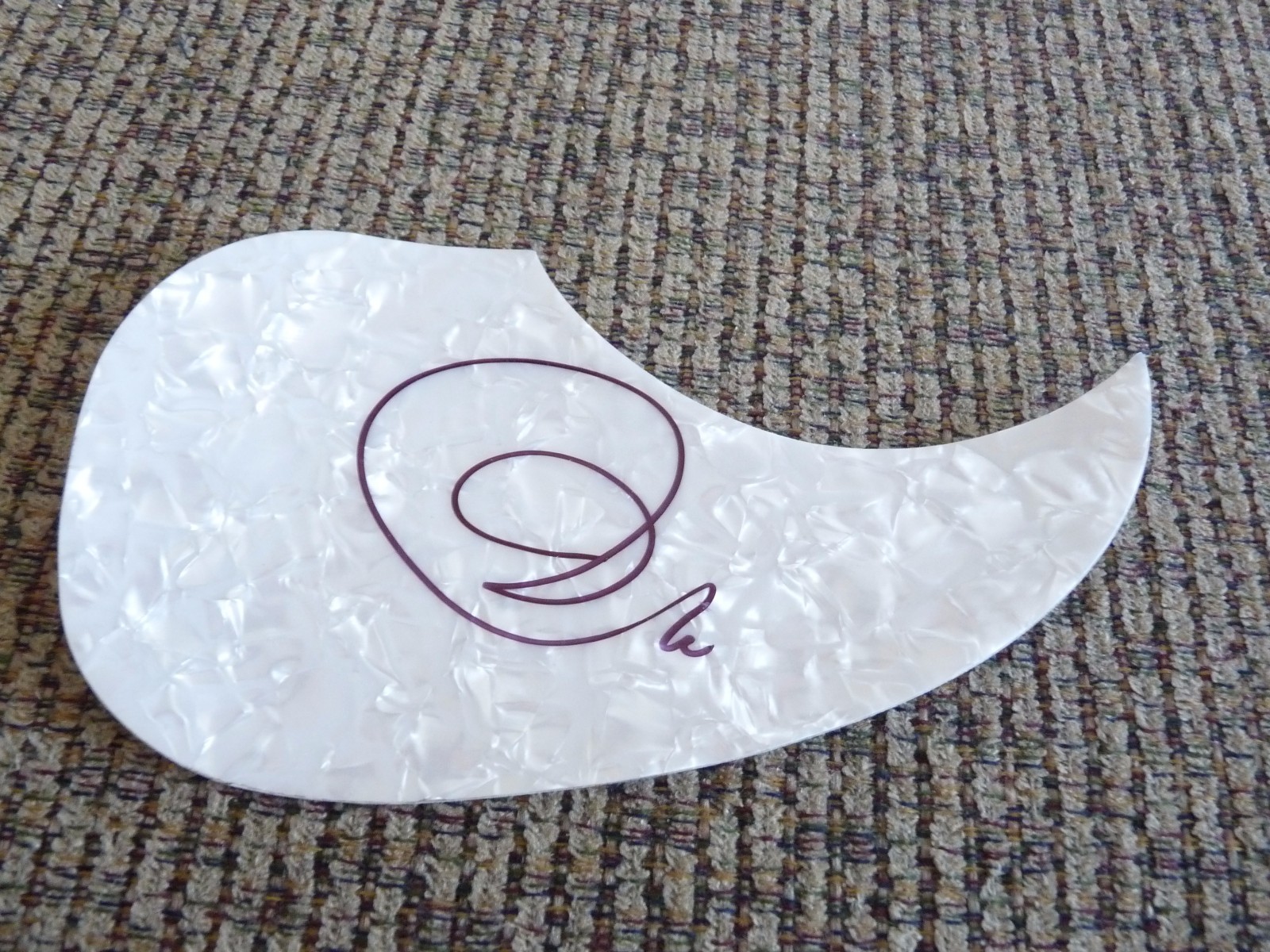 Jon Anderson YES Signed Autographed Acoustic Guitar Pickguard PSA Guaranteed