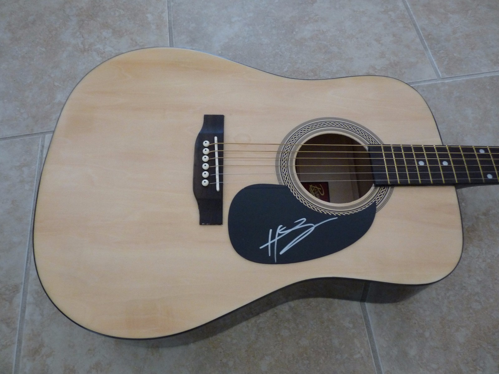 Hunter Hayes Sexy Signed Autographed Acoustic Guitar PSA Guaranteed