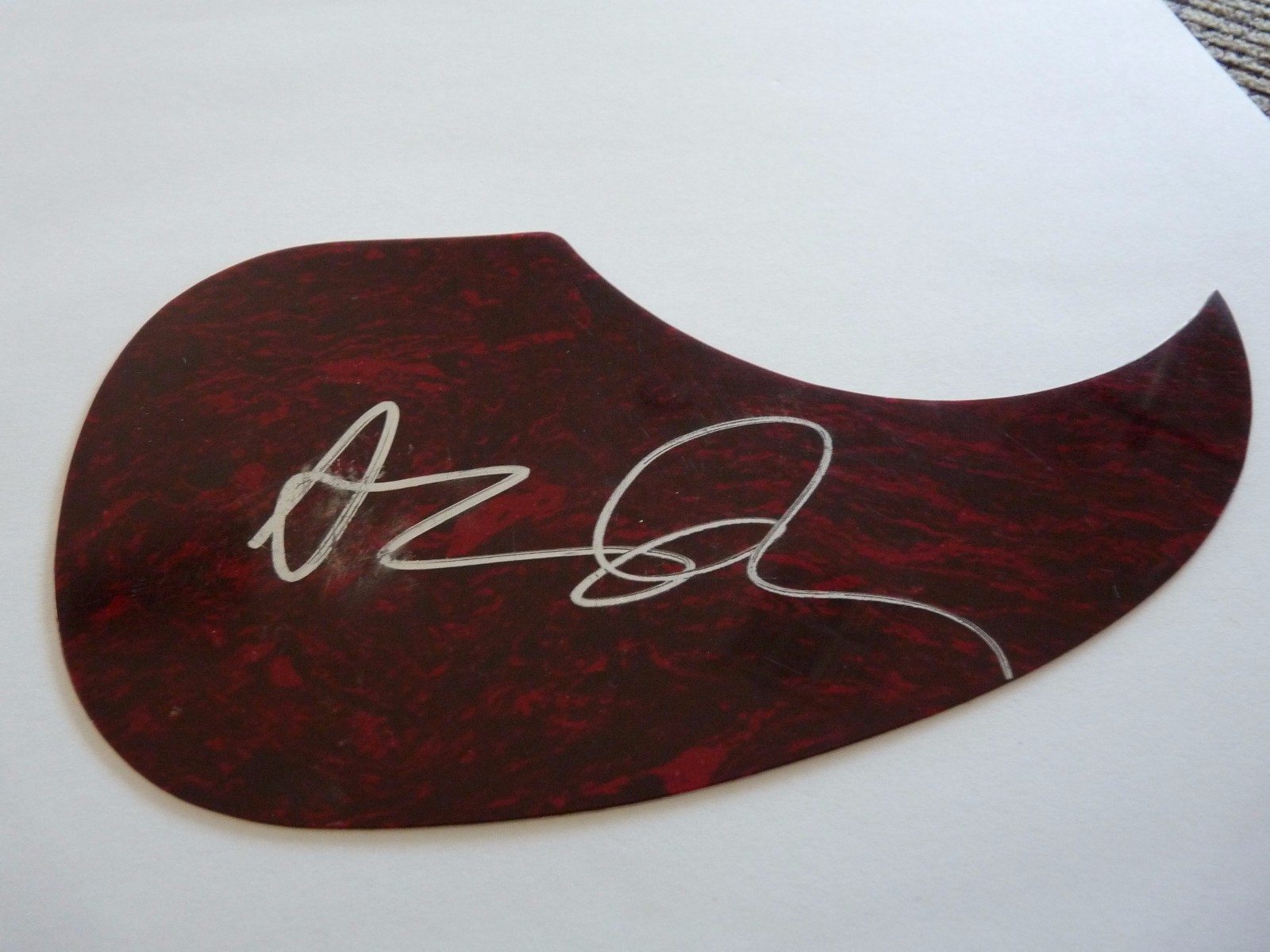 Ashton Kutcher Sexy Autographed Signed Guitar Pickguard PSA Guaranteed