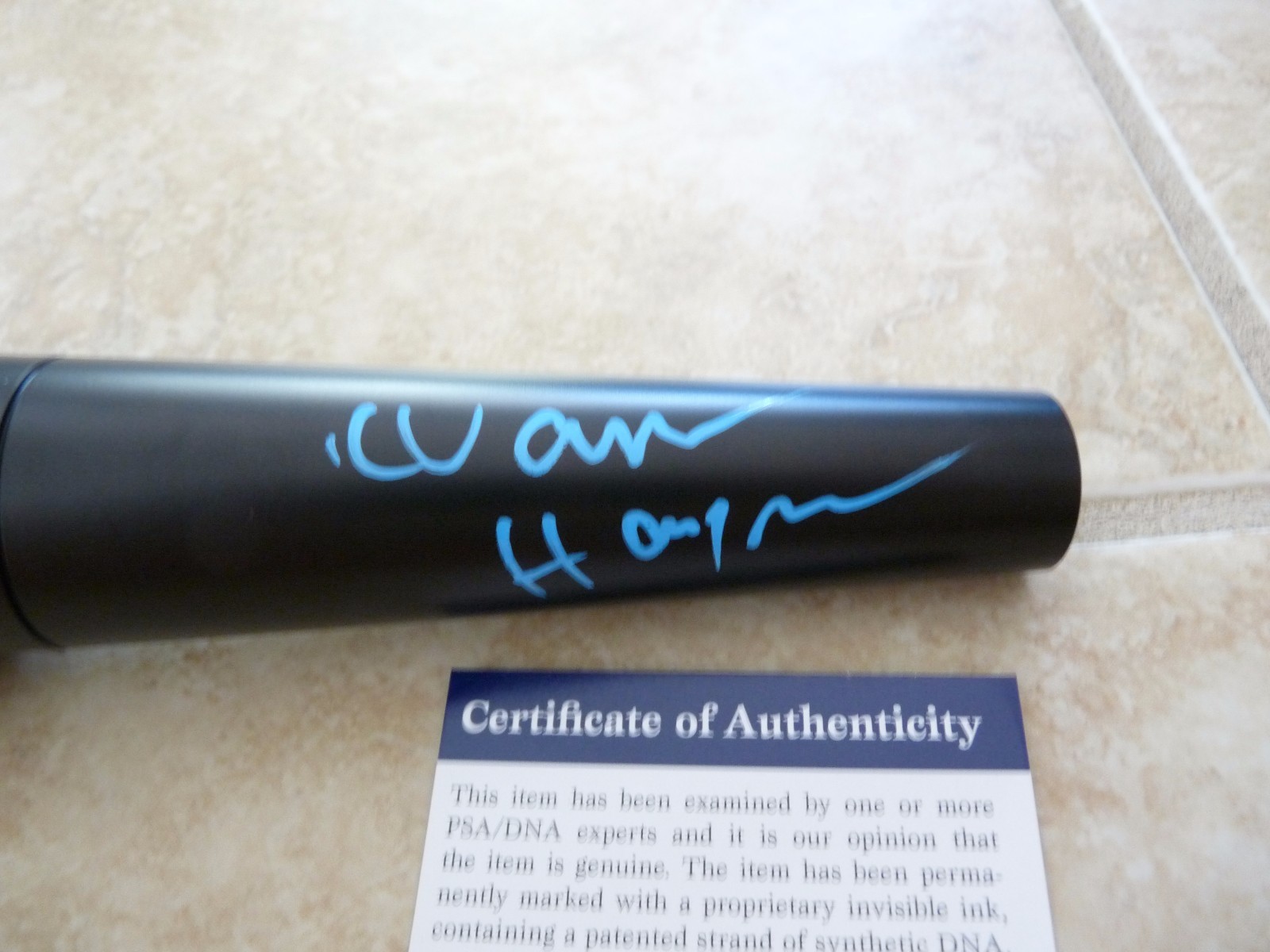 WARREN HAYNES GOV’T MULE SIGNED AUTOGRAPHED MICROPHONE PSA CERTIFIED COLLECTIBLE MEMORABILIA