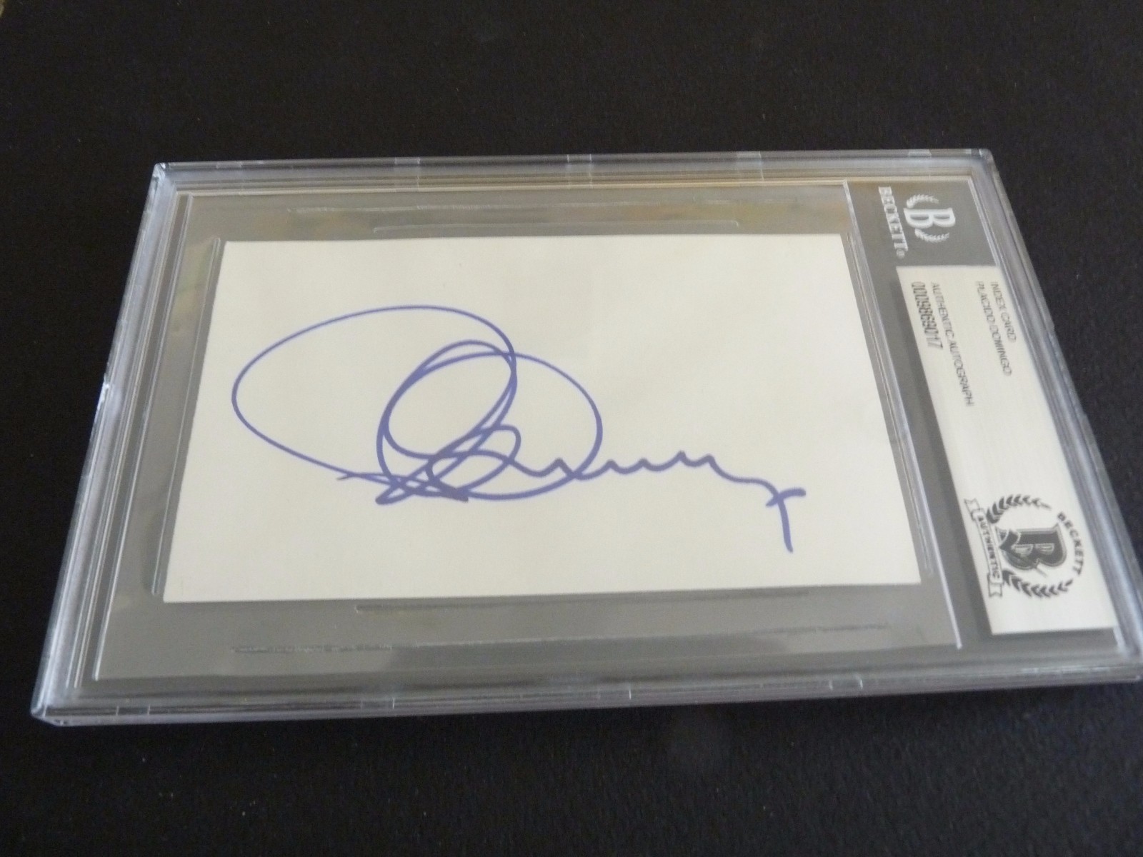 Placido Domingo Autographed Signed 3