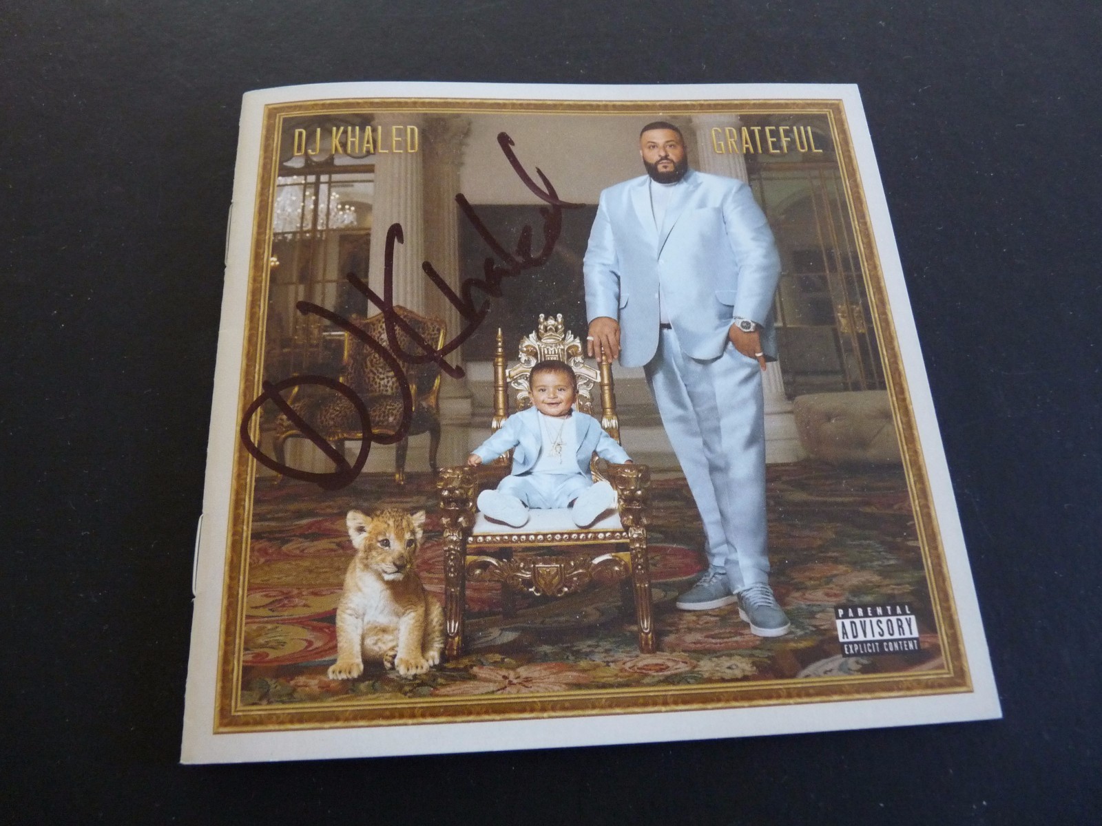 D.J. Khaled Grateful Signed Autographed CD Book PSA or Beckett Guaranteed