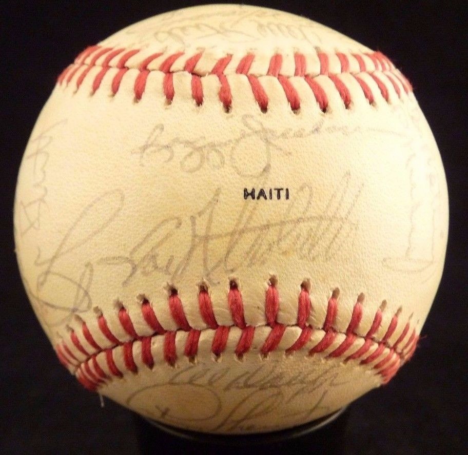 1984 ALL STAR TEAM SIGNED AUTOGRAPHED X29 OAL BASEBALL BAS CERTIFIED JACKSON COLLECTIBLE MEMORABILIA