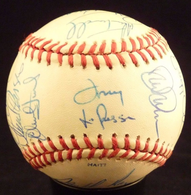 1990 ALL STAR TEAM SIGNED AUTOGRAPHED X26 AMERICAN LEAGUE BASEBALL BAS CERTIFIED COLLECTIBLE MEMORABILIA