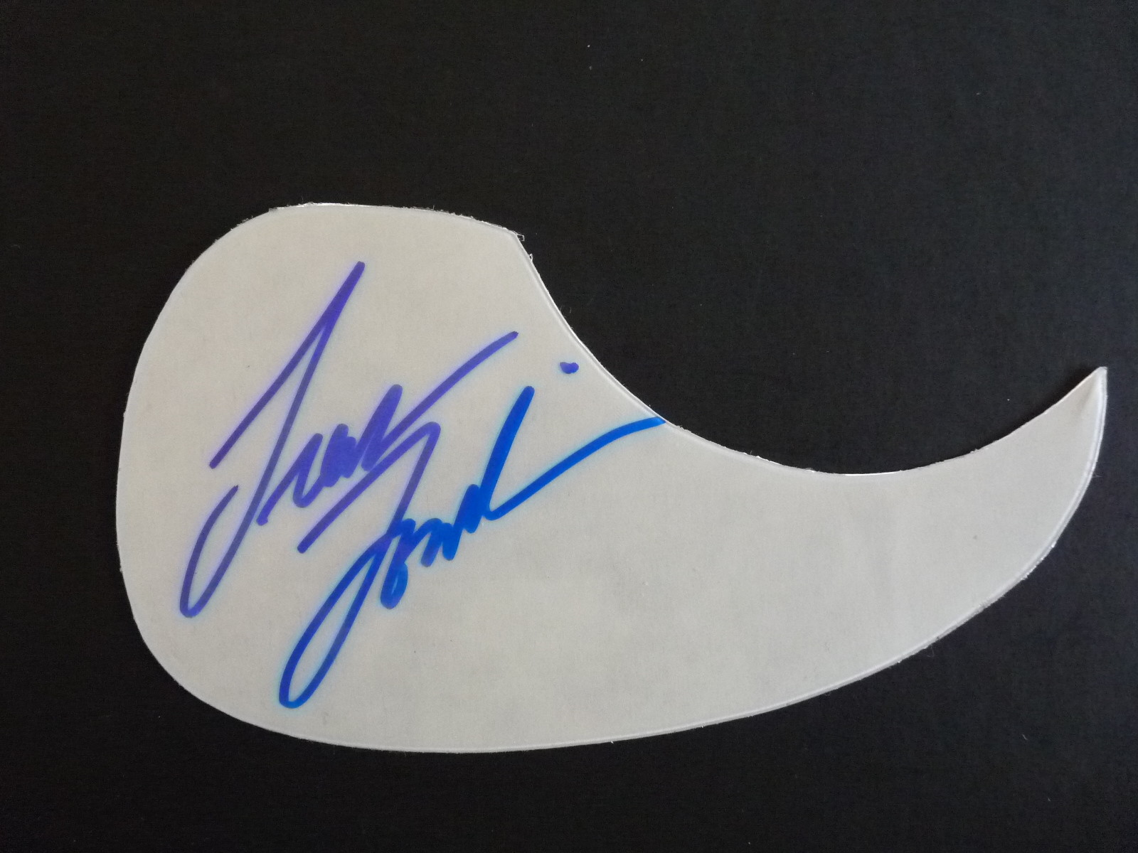 Trent Tomlinson Clear Autographed Signed Guitar Pickguard PSA BAS Guaranteed