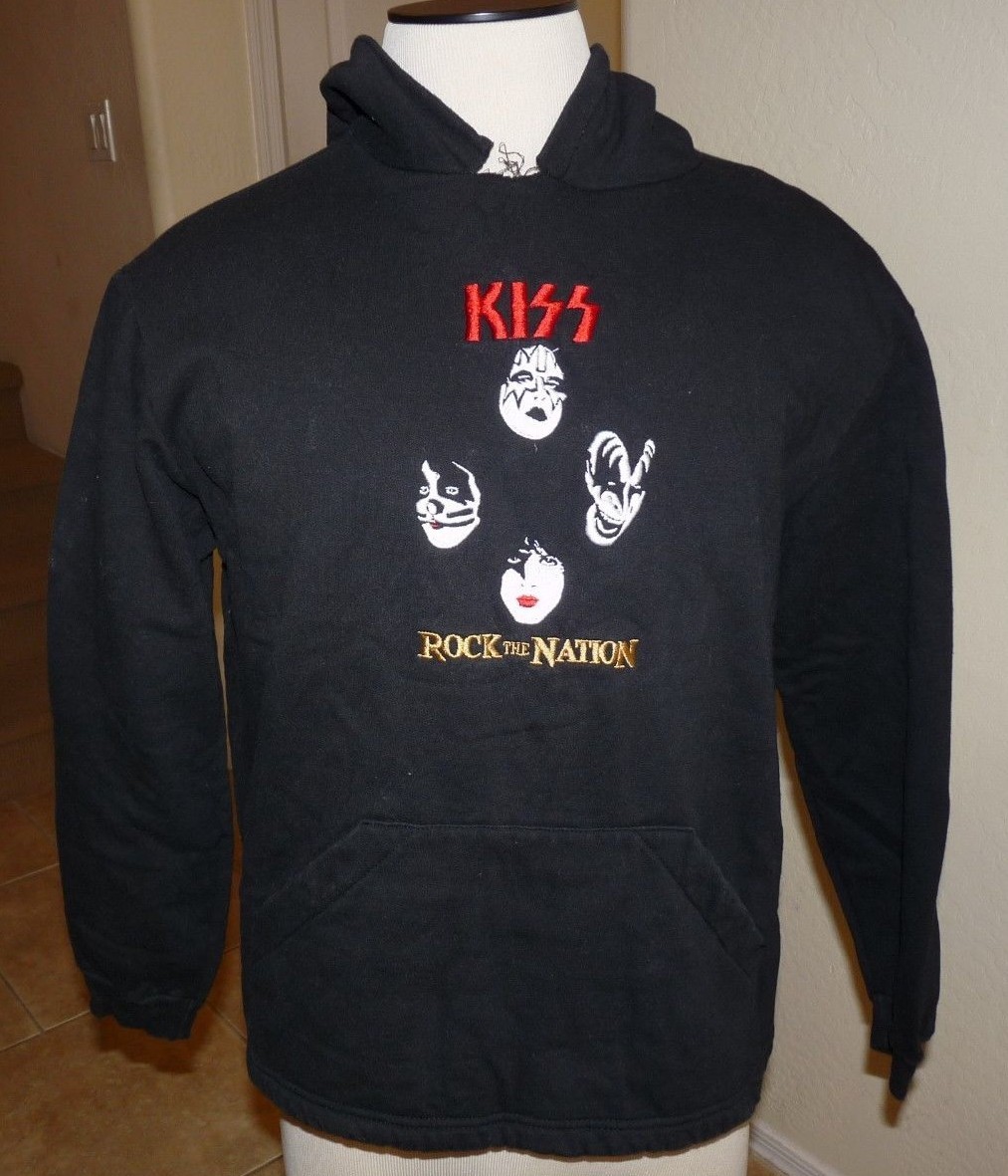 Kiss 2004 Rock Nation REAL Crew Tour Issued Pullover Sweatshirt Jacket