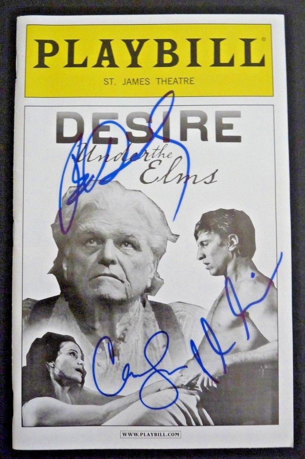 Dennehy Gugino Schreiber Signed Autographed DESIRE Playbill PSA BAS Guaranteed