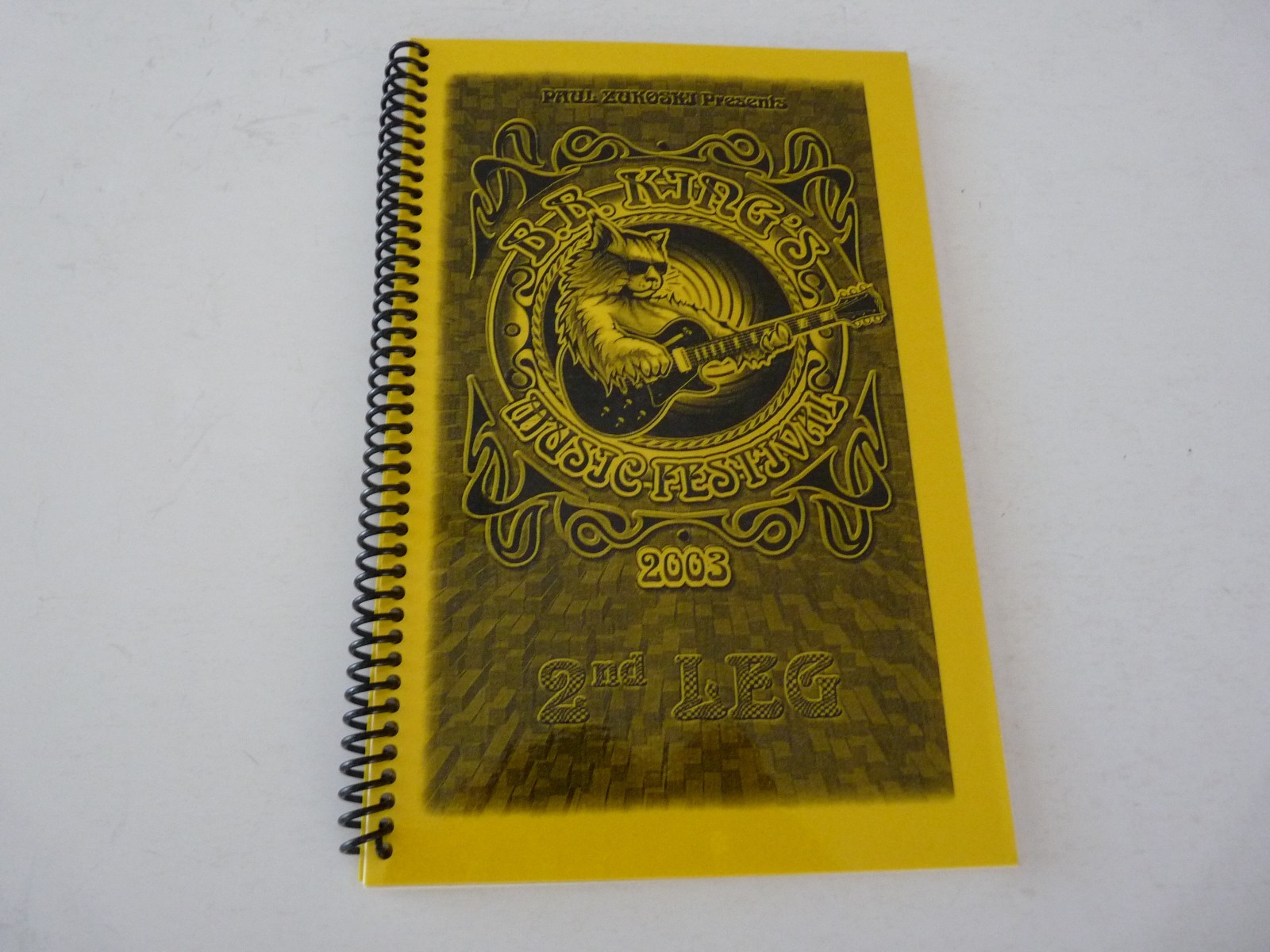 BB King Music Festival 2003 RARE Band Concert Tour Itinerary Book 2nd Leg