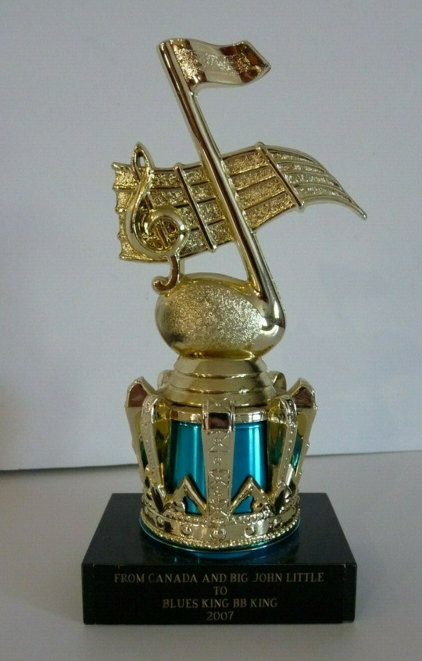 BB King OWNED Canada Big John Little Award 2007 JULIEN'S Estate Auction