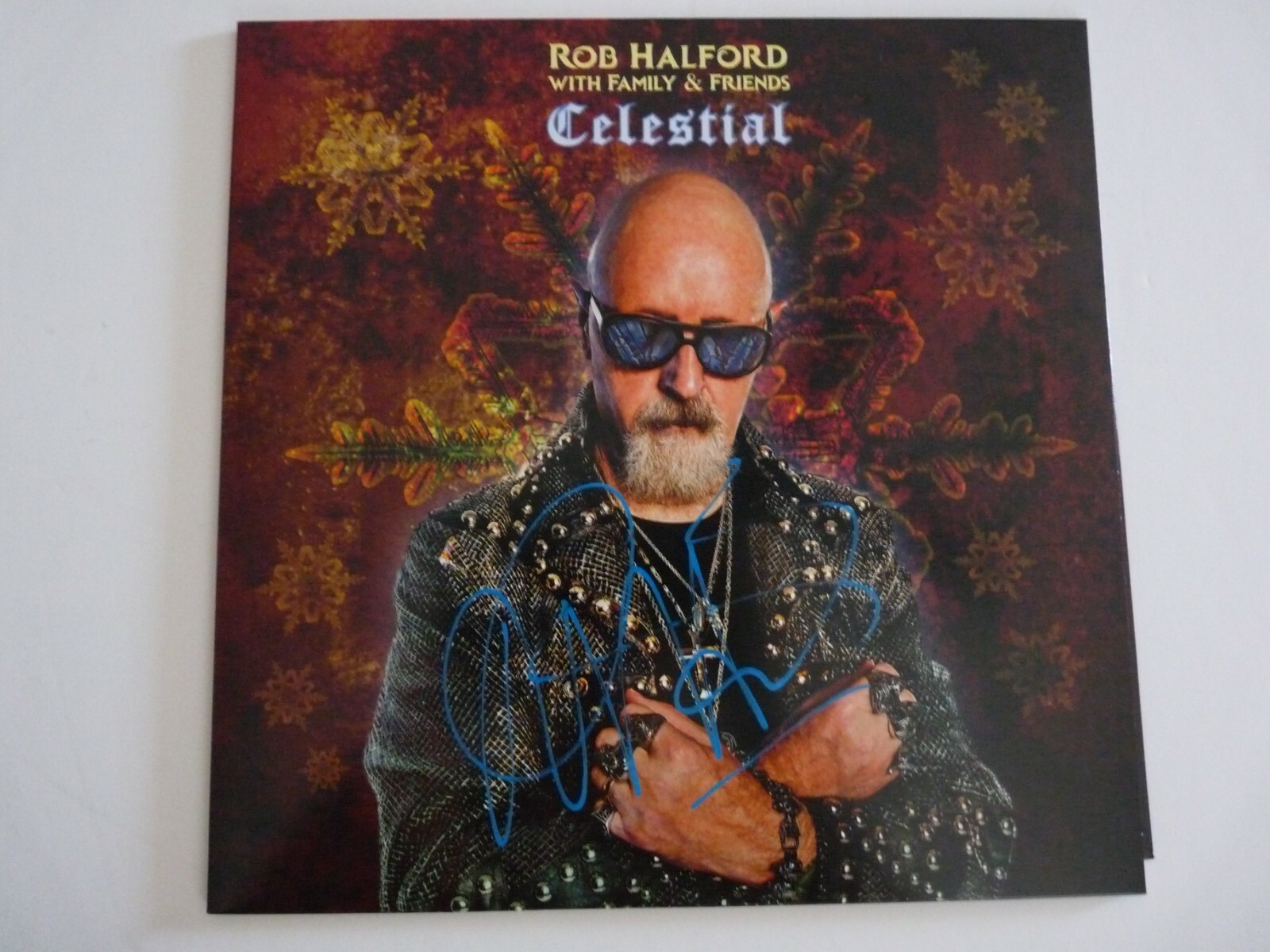 Rob Halford Judas Priest Celestial Signed Autographed LP BAS Certified