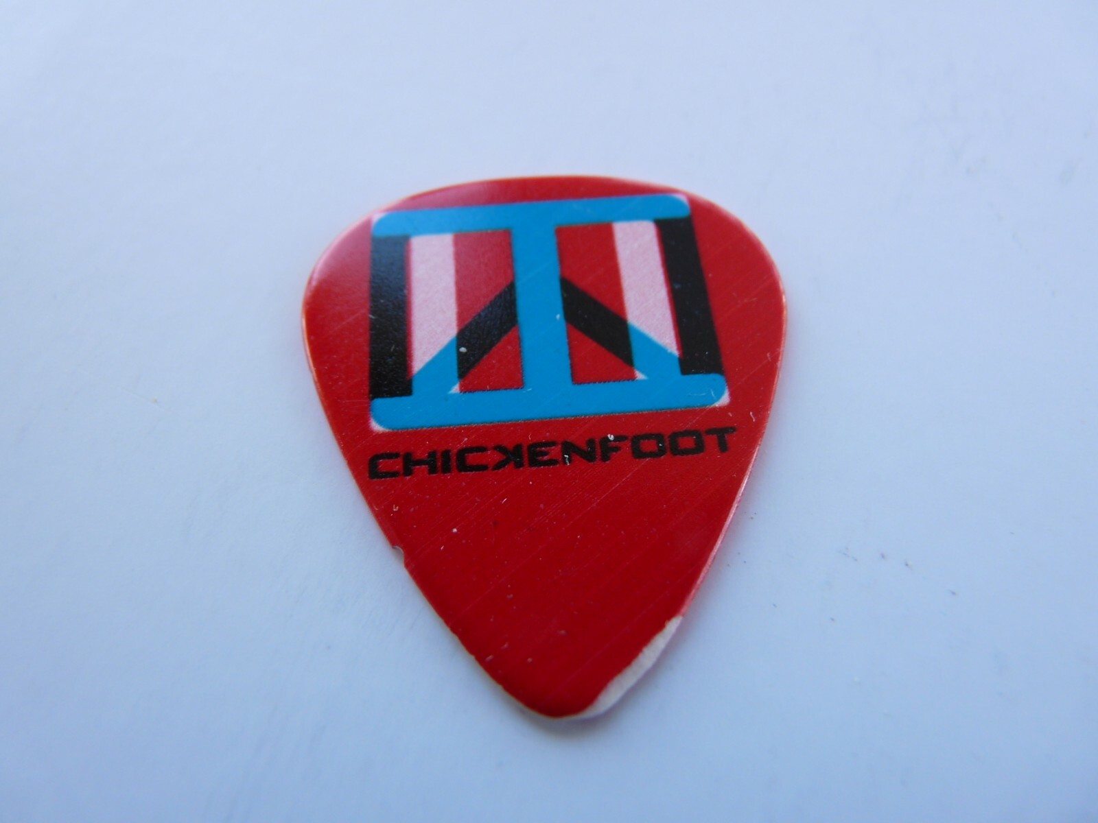 Chickenfoot Red Stage Used Vintage Concert Tour Issued Guitar Pick Hagar Anthony