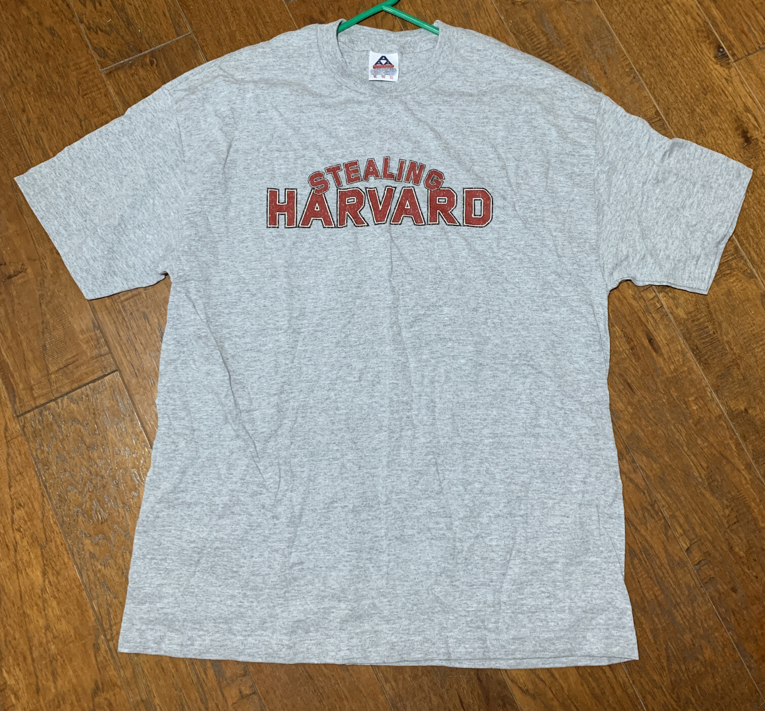 Stealing Harvard 2002 XL gray movie promo T-shirt Tom Green Jason Lee