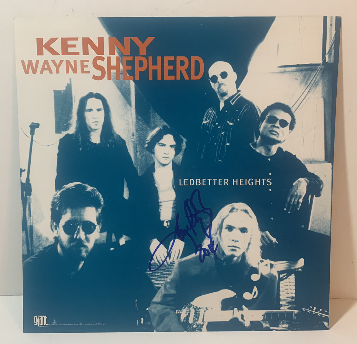 Kenny Wayne Shepherd Signed Ledbetter LP Album Poster Flat Beckett Certified #3