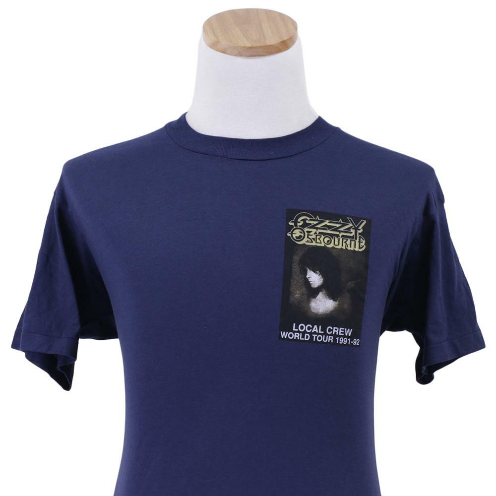 NEW Rare 81-92 Ozzy Osbourne No More Tears Vintage Blue T-Shirt Mens XL