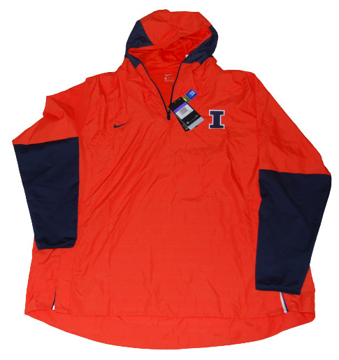 MEN'S NIKE Fighting Illini Windbreaker Jacket Repel On Field CQ5211-891 Sz M