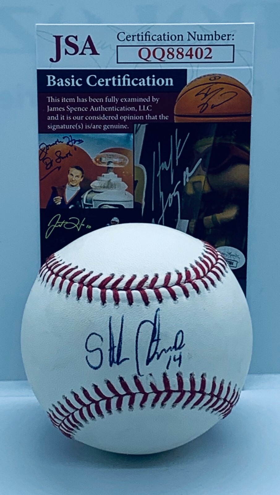 Starlin Castro Cubs Yankees signed Official MLB Baseball Ball autographed JSA