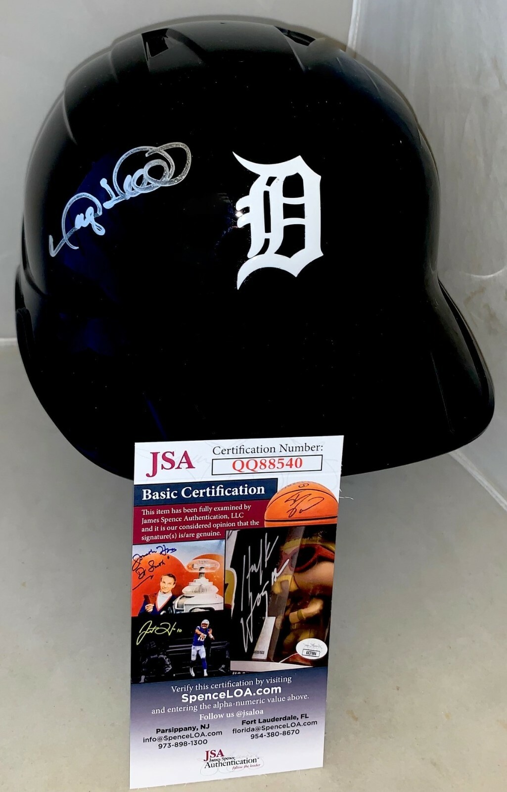 Gary Sheffield signed Detroit Tigers Full Size Batting Helmet autographed JSA