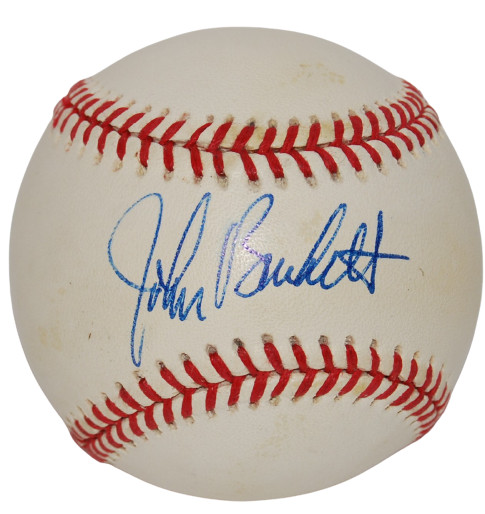 JOHN BURKETT signed NL baseball (SAN FRANCISCO GIANTS) Marlins Rangers W/COA