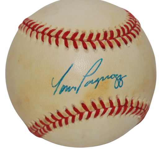 TOM PAGNOZZI signed NL baseball (ST LOUIS CARDINALS) All Star GG Winner W/COA #2