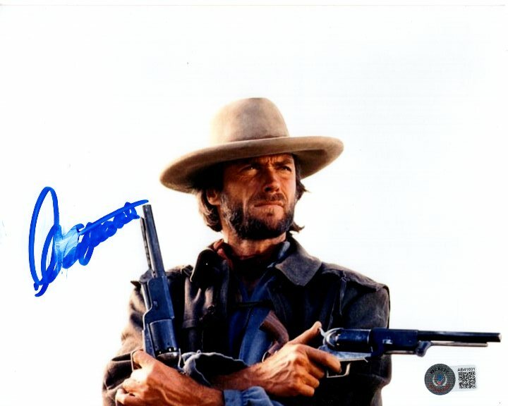 CLINT EASTWOOD signed 8x10 THE OUTLAW JOSEY WALES photo Beckett BAS LOA