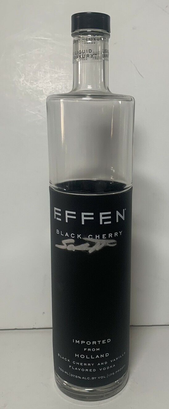 50 Cent Signed Autographed Effen Vodka Empty Bottle PSA Guaranteed Get Rich
