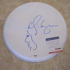 Alice Cooper Signed Autographed PSA Certified 13" Drumhead W/ Hand Drawn Sketch