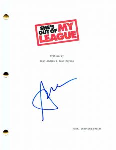 ALICE EVE SIGNED AUTOGRAPH SHE’S OUT OF MY LEAGUE MOVIE SCRIPT – STAR TREK BABE COLLECTIBLE MEMORABILIA