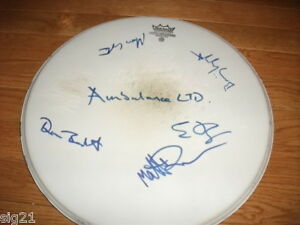 Ambulance LTD Signed Autograph Remo Used 14" Drumhead