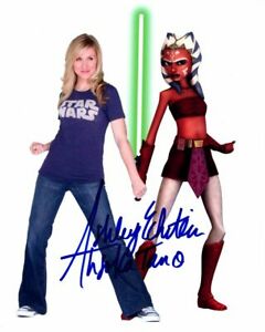 ASHLEY ECKSTEIN Signed Autographed STAR WARS THE CLONE WARS AHSOKA TATO