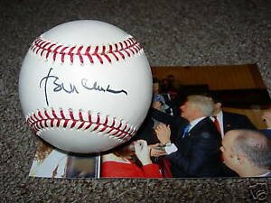 Bill Clinton IP Signed Autographed Ball Baseball PSA Certified