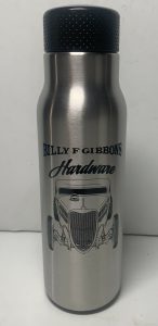 BILLY GIBBONS ZZ TOP HARDWARE LP CD PROMO STAINLESS STEEL 25 OZ WATER BOTTLE B8 COLLECTIBLE MEMORABILIA