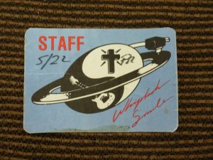 BILLY IDOL WHIPLASH SMILE STAFF BACKSTAGE PASS STICKER COLLECTIBLE MEMORABILIA